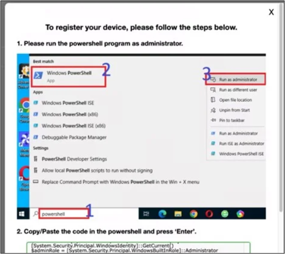Screen Shot of ClickFix Attack