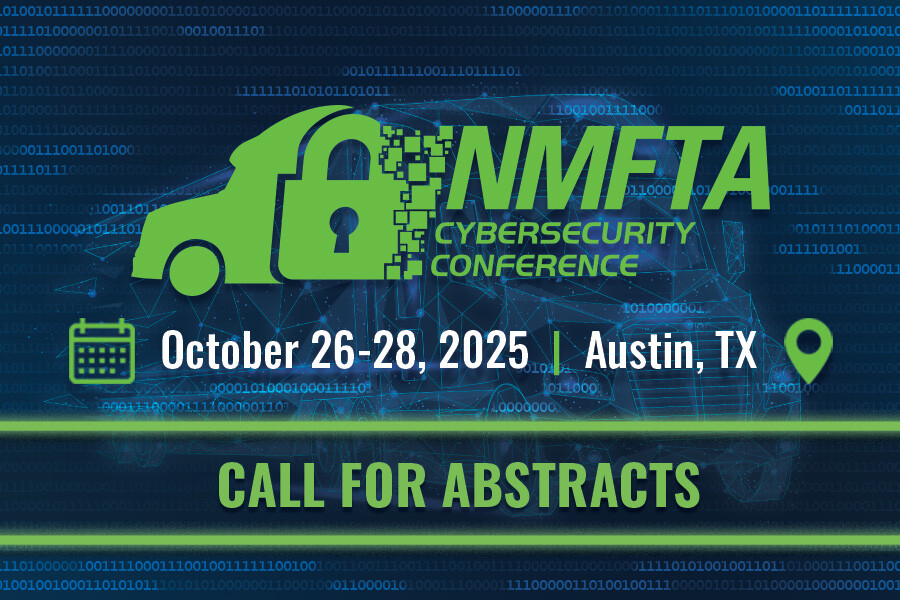 Call for Abstracts NMFTA 2025 Cybersecurity Conference