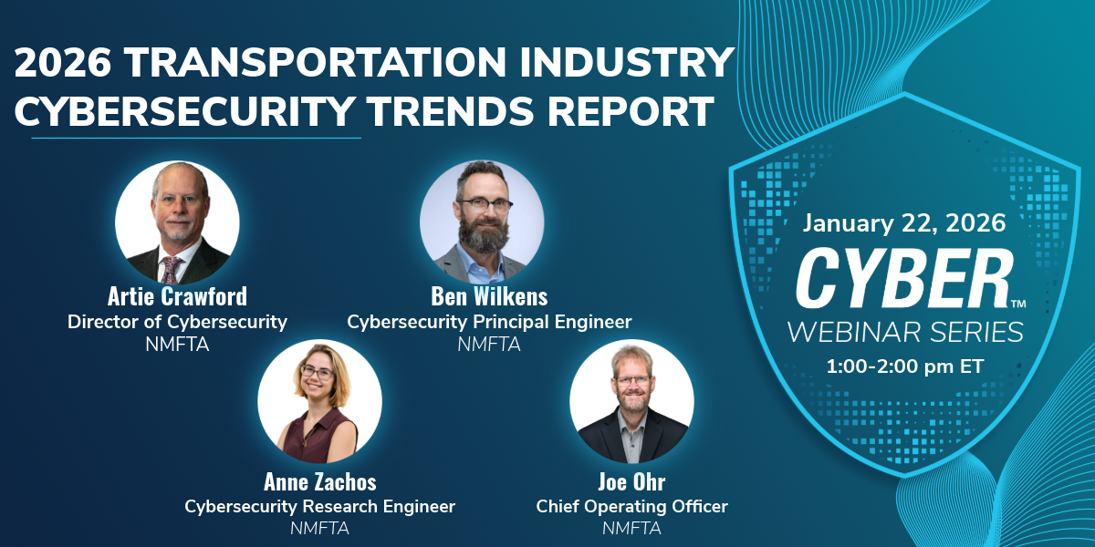 2026 Transportation Industry Cybersecurity Trends Report