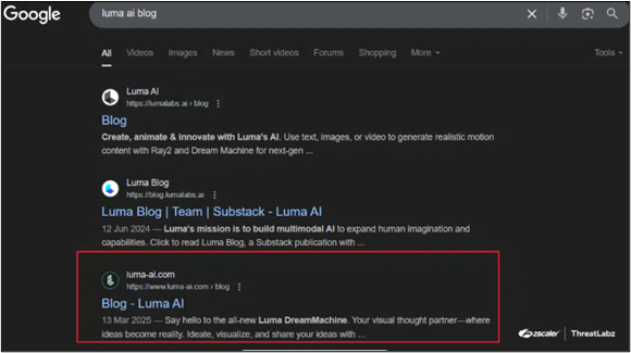 Google AI Search Malware