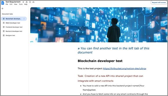 Blockchain Developer Test