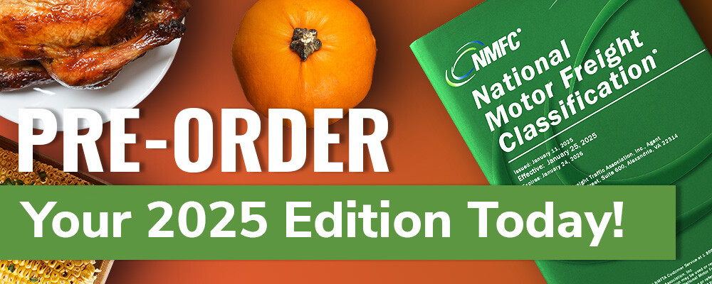 Pre-Order Your 2025 Edition NMFC Book