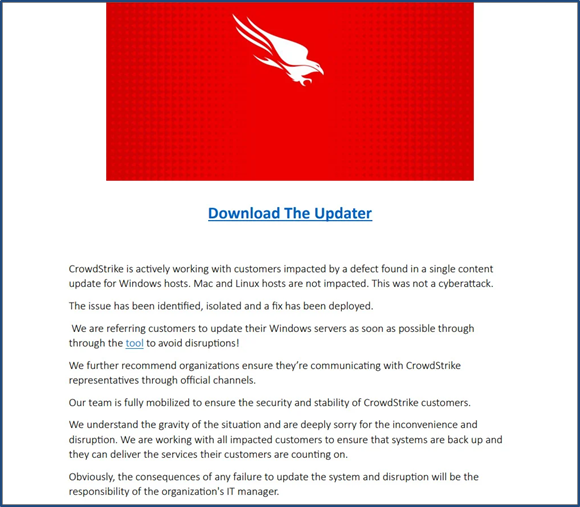 crowdstrike updater